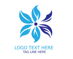 Flower Logo Design Vector