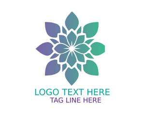 Flower Logo Design Vector