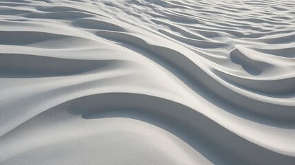 Obraz premium Stunning abstract snow dunes create captivating textured backgrounds for modern designs and winter promotions