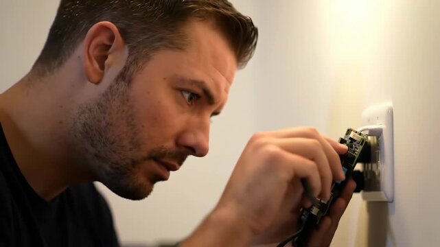 Smart Home Project Installing Electronics Into Wall Outlet