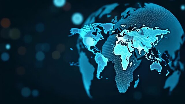 Innovative Threat Intelligence Platforms: Real-Time Data Feeds, Global Threat Analysis & Predictive Modeling for Proactive Cyber Defense - Stock Photo Concept with Space for Text