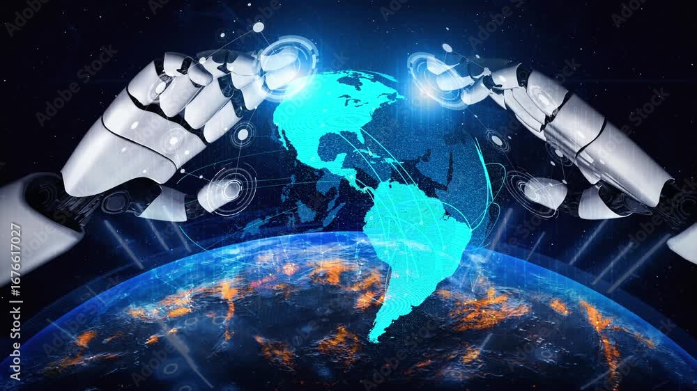 Aufkleber ai supports global data exchange with intelligent infrastructure, virtual assistant visualizations, 