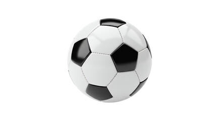 Fototapeta premium Classic Soccer Ball Isolated on Black Background