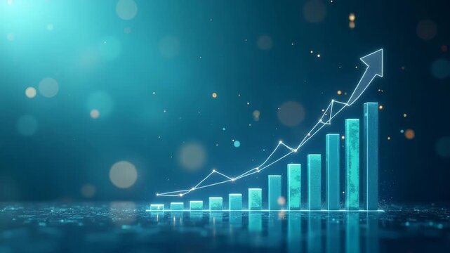 Establish measurable mid year business goals using refined photostock imagery and datadriven analysis to foster sustainable corporate progress in  Photo Stock  Concept  and empty space on the left sid
