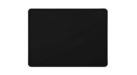 Blank Tablet Screen Minimal Dark Mode Technology Mockup