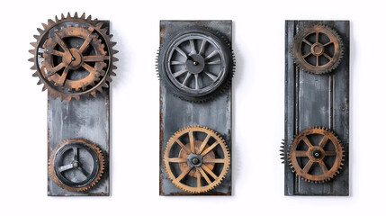 Fototapeta premium Modern Industrial Wall Design