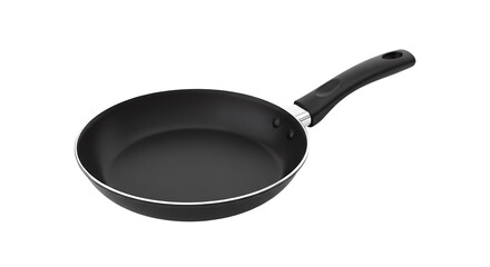 Non-stick Frying Pan Isolated on Black Background