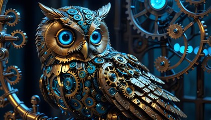 great horned owl on a white background