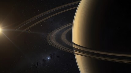 space station in space