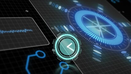 Global digital technologyconceptual video showing global digital technology - Powered by Adobe