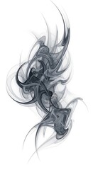 Abstract smoky, flowing design