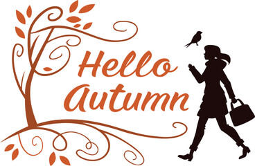 Inspirational Autumn Quote Design. Autumn Quote Illustration Artwork. Motivational Autumn Quote Poster. Autumn Saying Graphic Design. Fall Quote Typography Art. Autumn Message Illustration