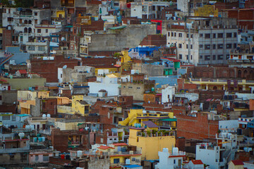 Densely Populated Urban Landscape of Jammu City, India