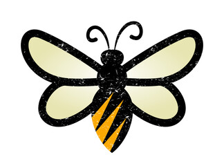 Symbol of a wild stylized bee.