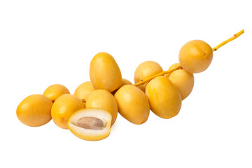Date fruit on transparent background