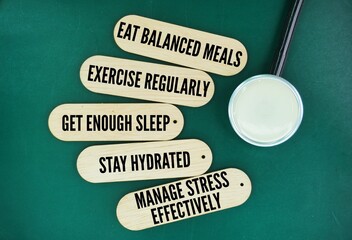 What are 5 tips for a healthy lifestyle? The 5 rules for a healthy lifestyle are: eat balanced...