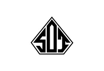 SDI Custom Monogram Logo Design.