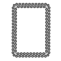 Vintage Ornamental Frame – Elegant Black Border,  JPG, 300 DPI 