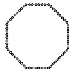 Vintage Ornamental Frame – Elegant Black Border,  JPG, 300 DPI 