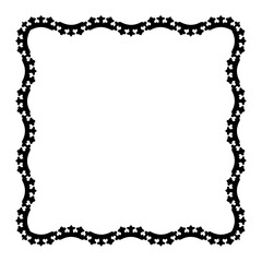 Vintage Ornamental Frame – Elegant Black Border,  JPG, 300 DPI 
