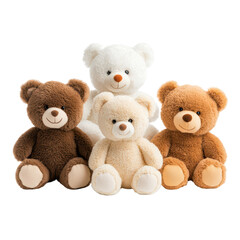 These adorable teddy bears in various colors are the perfect cuddle buddies for kids of all ages.