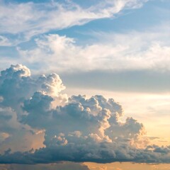 Sky Clouds Sunset View