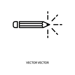 Crafting the Visual: A single pencil with focused detail. This illustration captures creativity and precision. The image suggests potential and clarity.