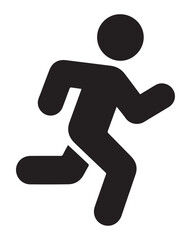 running man silhouette