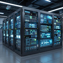 computer network server room