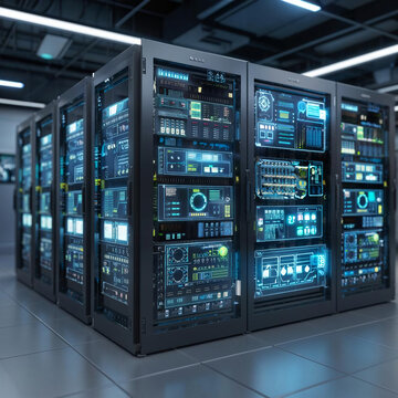 computer network server room