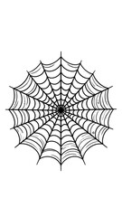 Circular spiderweb design