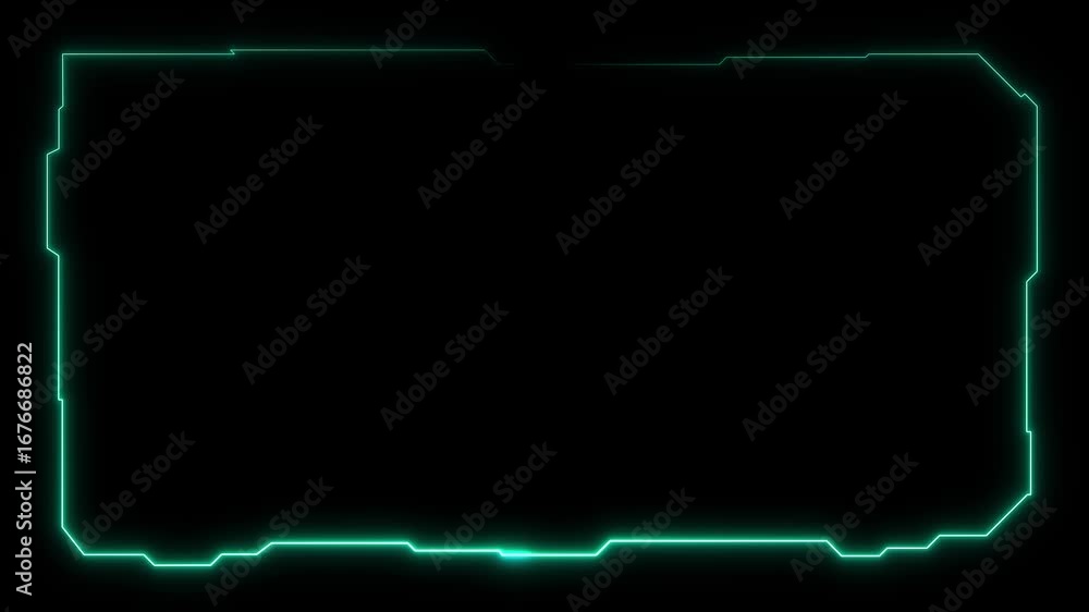 Poster abstract technology hud frame background. computer interface hud motion texture. futuristic pattern 