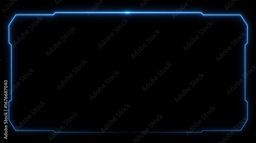 Poster abstract technology hud frame background. computer interface hud motion texture. futuristic pattern 