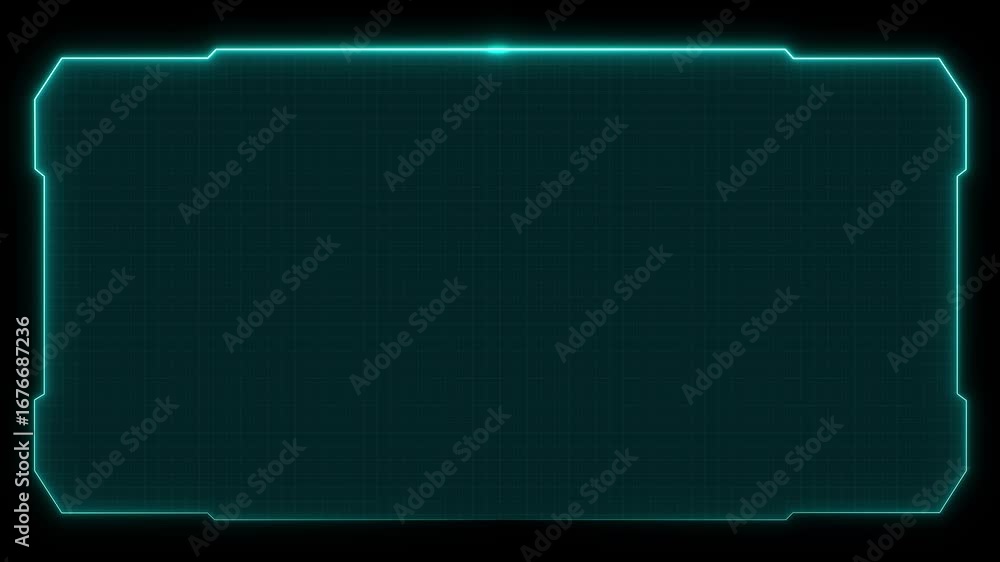 Poster abstract technology hud frame background. computer interface hud motion texture. futuristic pattern 