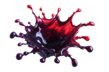 A vibrant liquid splash