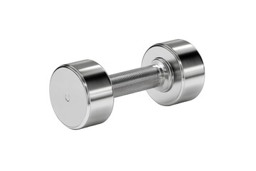 Shiny chrome dumbbell