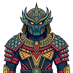 Beautiful Create Bold Stroke Alien Warrior Armor Whi Creative Visual