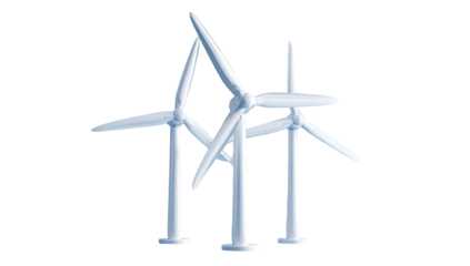 Three stylized wind turbines (1)