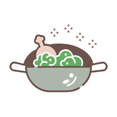 Tender chicken pieces simmered in a rich, flavorful sauce inside a saucepan—perfectly juicy, aromatic, and ideal for a comforting meal anytime.