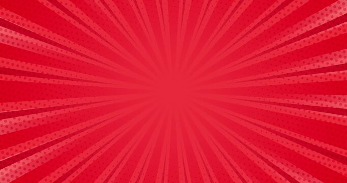 High-speed abstract halftone speed lines overlay animation. Cartoon animated dotted speed lines on an alpha channel background in a seamless loop motion graphics