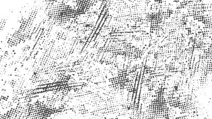 Grunge cracked texture abstract black and white background with chips dots and distressed worn vintage surface