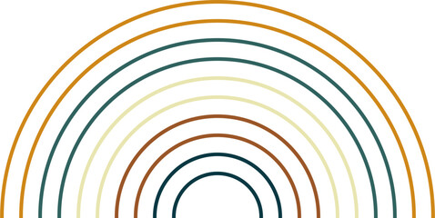 Abstract topographic shapes set contour lines