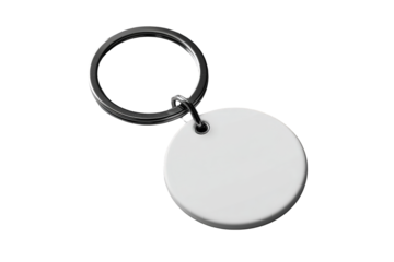 Blank circular key tag
