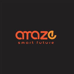 vector illustration of a amaze logo