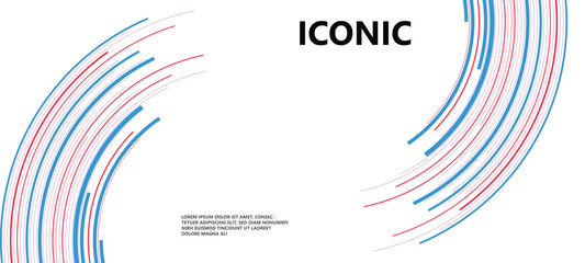 wavy curved lines tech futuristic motion background. Abstract wave element for design. Wave with lines created using blend tool. Curved wavy line png