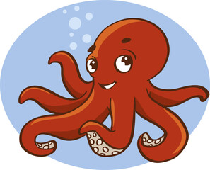 cartoon octopus cartoon