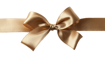 Elegant gold ribbon bow (1)