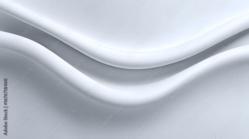 Aufkleber elegant and minimalist abstract background featuring a flowing, dynamic wave-like pattern in soft, n