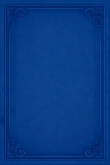 Obraz premium Blue Royal Dinner Invitation Template