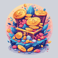 Treasure Logo Design Very Cool